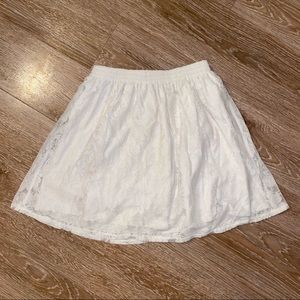 Abercrombie & Fitch Mini Lace Skirt